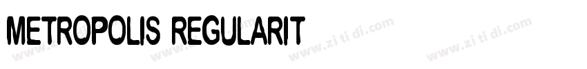 Metropolis RegularIt字体转换